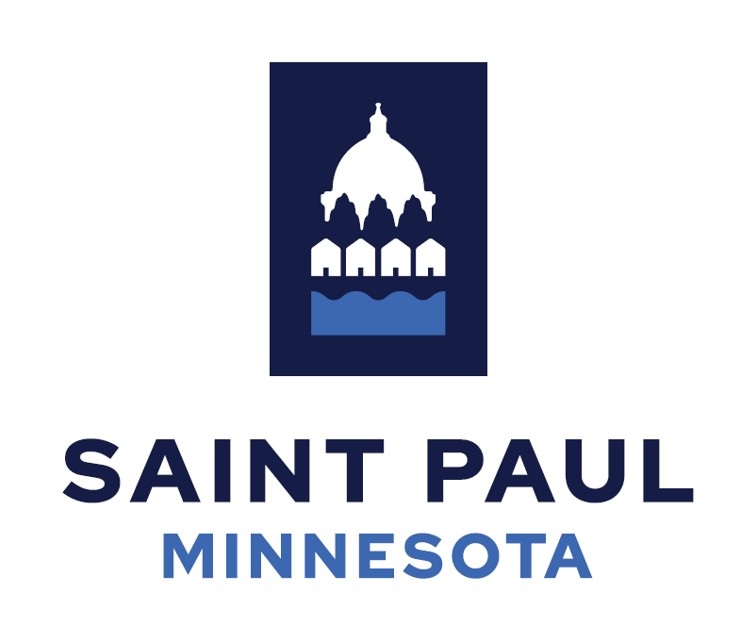 Saint Paul City Logo with three colors